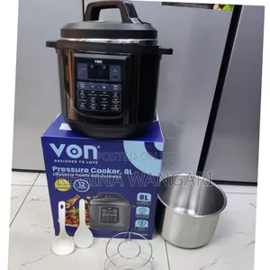*Von Pressure Cooker 8l With Stainless Steel Pot