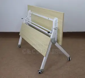 Office Brown Folding Training Table