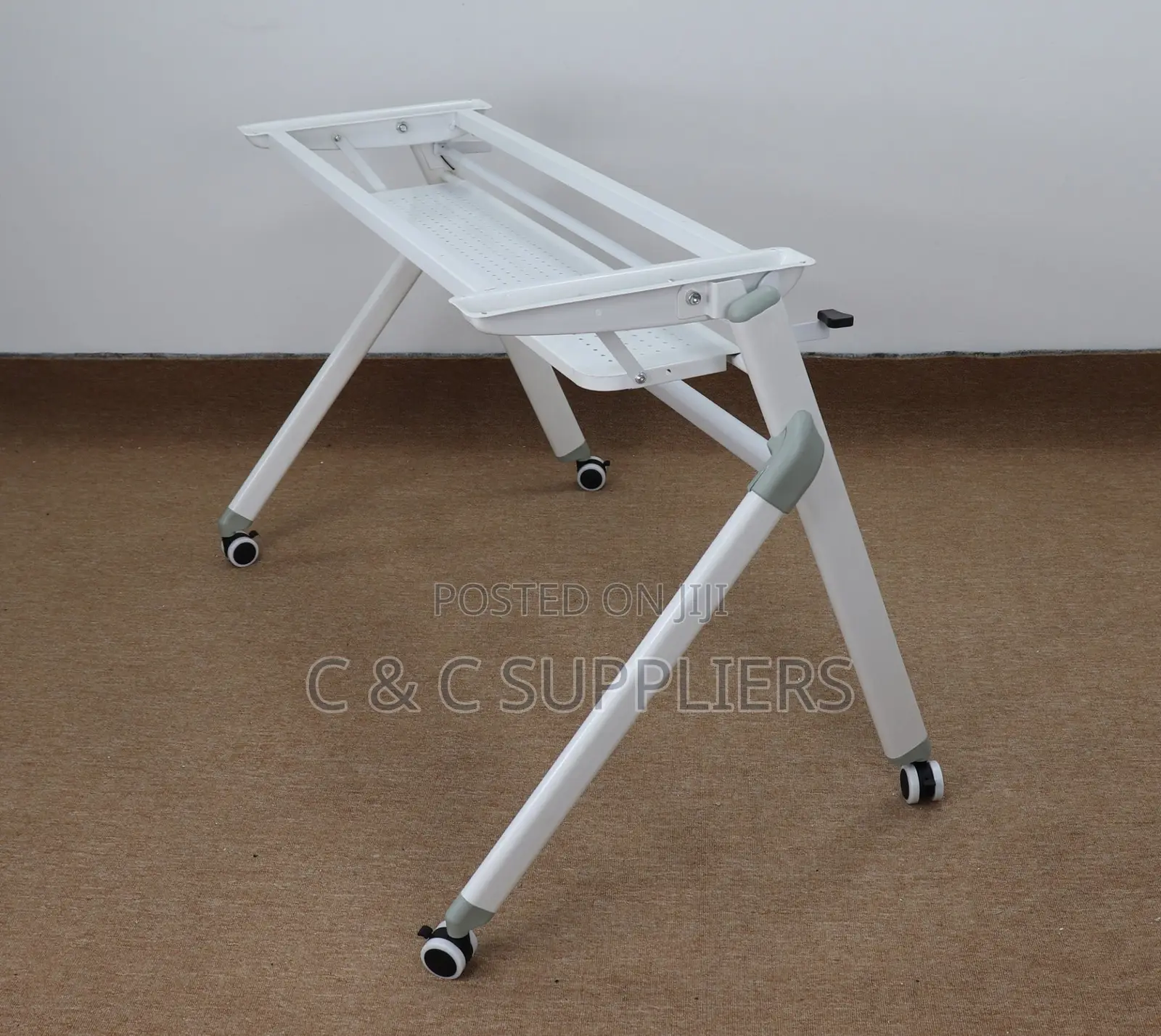 Office Brown Folding Training Table