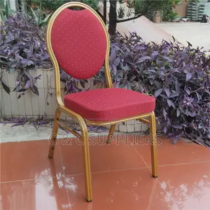 Red Fabric Hall Event Chair