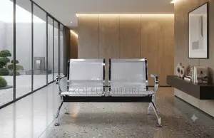 Office Benches; Two-Seater Non Upholstred Reception Bench