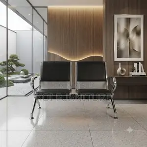 Office Benches; Two-Seater Non Upholstred Reception Bench