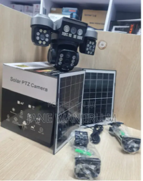 Solar 4g Triple Lens Triple Screen Security Camera – Dual Pane