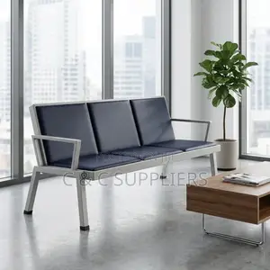 Modern Airport 3-Seater Visitor's Bench