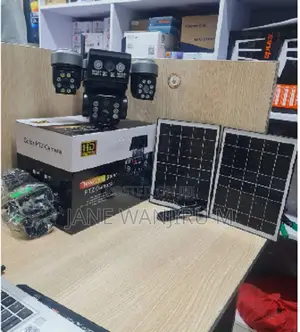 Solar Powered 4g Triple Lens Outdoor Camera – Triple Screen,