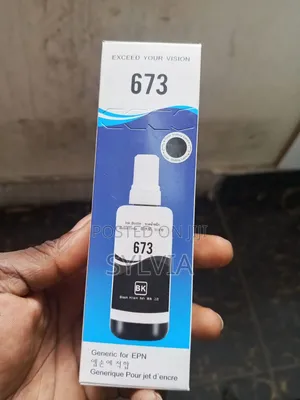 Epson Epson 673 Black Ink Bottle - 70ml for Inkjet Printers
