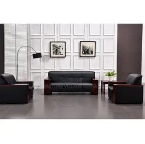 Executive 5-Seater Leather Sofa With Handrest