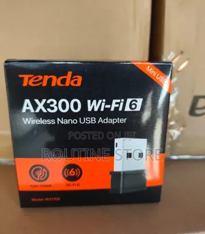 Tenda Wireless Nano Usb Wifi 6 Ax300 W311m
