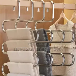 Hangers Wardrobe Hanger 5 in 1 Multi-Functional Clothes