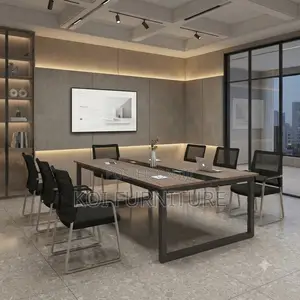 Boardroom Table; 2.4 Meter Executive Conference Boardroom Table