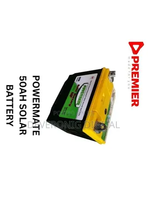 Premier Powermate 50ah Solar Battery