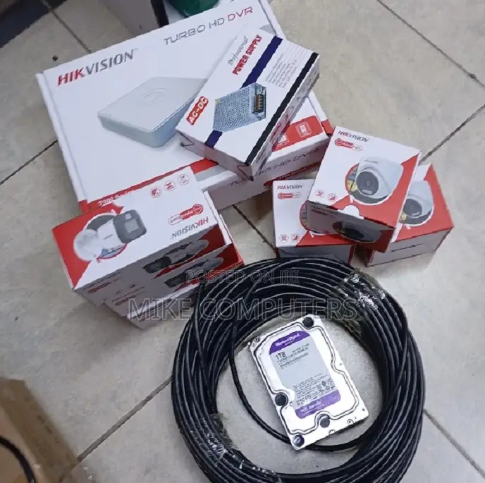 Hikvision Smart Hybrid 6 Camera CCTV Security Kit