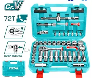 Total 62pcs Socket Set 1/2" Tht121602