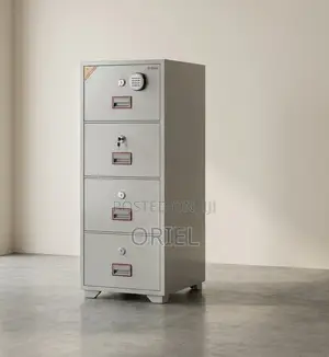 Office Safe : 266kgs 4-Drawers Fireproof Cabinet Safe