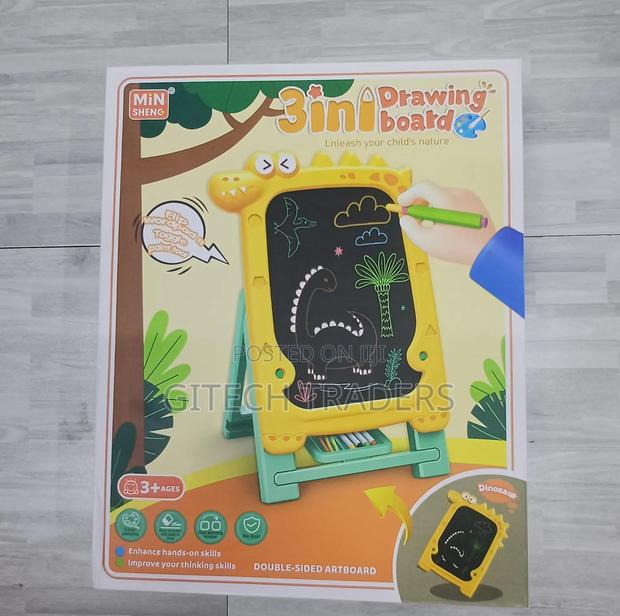 3 in 1 Art Board Double Sided Board Black - main view