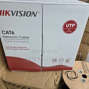 Hik Vision Cat 6 Pure Copper Cable 305m CCTV Networking