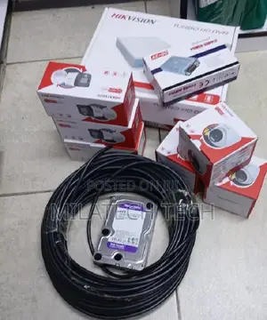 Hikvision 8 Camera CCTV Installation Kit – Smart Hybrid Technology