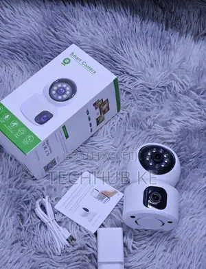 Dual Lens Smart Wifi CCTV Camera 360° PTZ With Night Vision