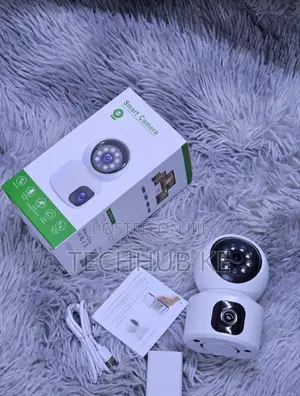 360° Dual Lens Wireless Wifi Security Camera With Two-Way Audio