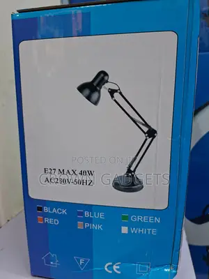 Swing Arm Desk Light E27 Lamp for Home Office Workshop
