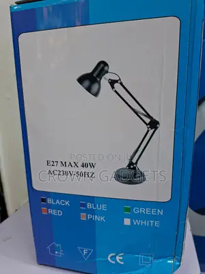 Flexible Metal Desk Lamp 40w for Reading and Working