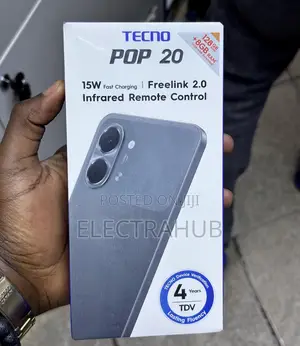 New Tecno Pop 20 128 GB Black