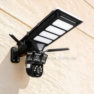 4g PTZ Smart Security Solar Camera With Led Solar Street Light