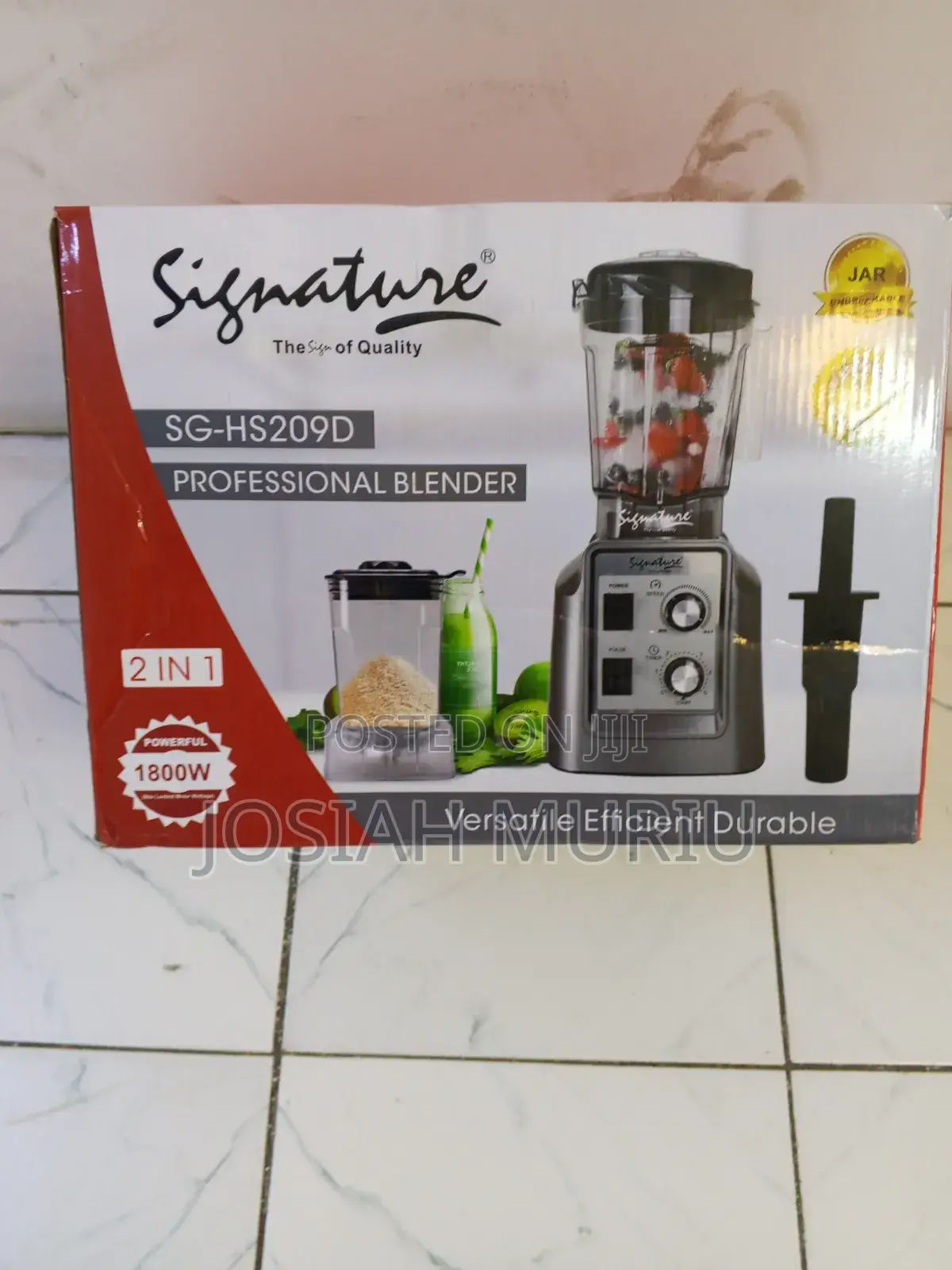2 in 1 1800w Professional Commercial Blender