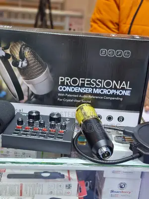 Bm800 Wired Condenser Microphone Complete Studio Kit