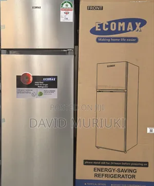 Ecomax 230 Litres Dark Silver Double Door Refrigerator.