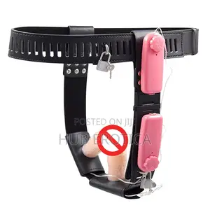 Adjustable Chastity Harness With Dual-Vibration Control