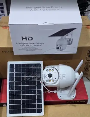 S10-4g Ubox Mini Solar PTZ Camera 3mp Hd Hd Metallic