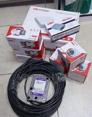Hikvision 8 Camera Outdoor Indoor CCTV Kit – Smart Hybrid