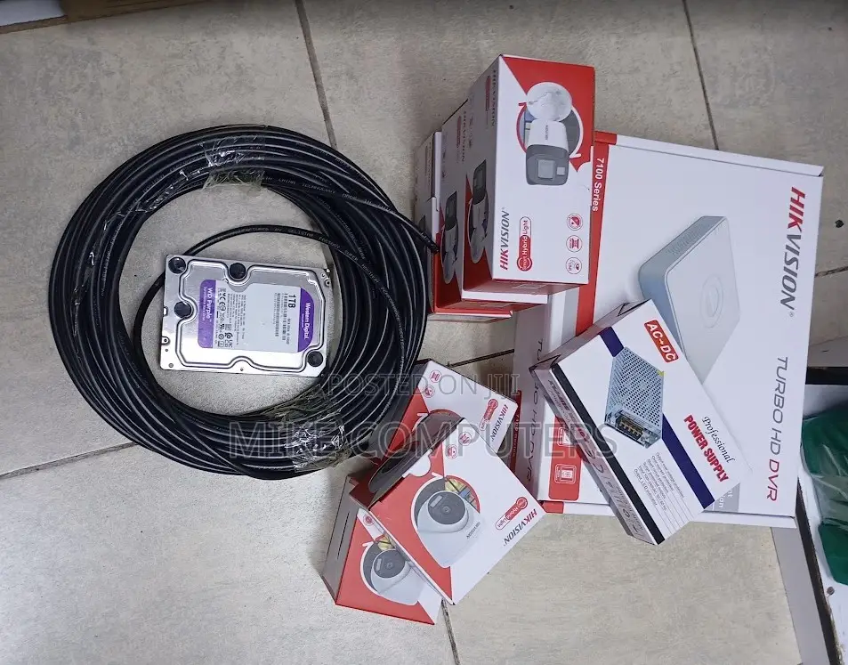Hikvision 4 Channel CCTV Kit With Mobile Viewing