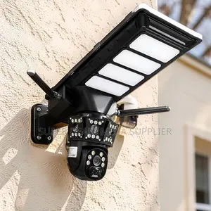 4g PTZ 360° Wide Coverage Solar Camera With Led Solar Street Light