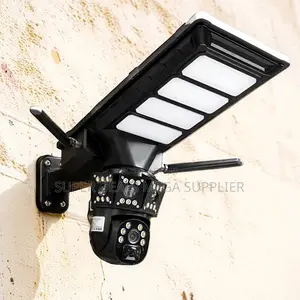 4g PTZ Human Motion Detection Solar Camera With Led Solar Street Light