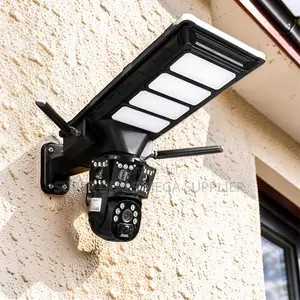 4g PTZ Two-Way Audio Solar Camera With Led Solar Street Light