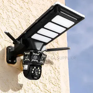 4g PTZ Remote Control Solar Camera With Led Solar Street Light