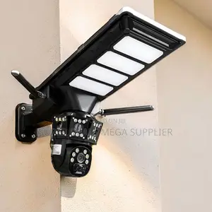 4g PTZ Smartphone App Control Solar Camera With Led Solar Street Light