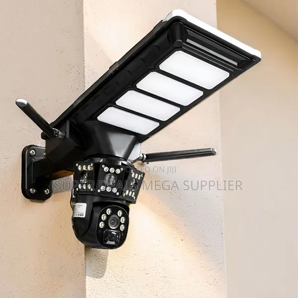 4g PTZ Smartphone App Control Solar Camera With Led Solar Street Light