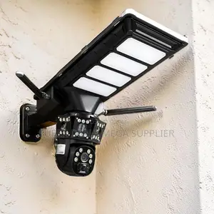 4g PTZ Live View Streaming Solar Camera With Led Solar Street Light