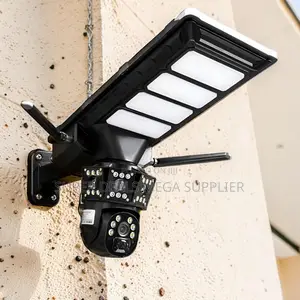 4g PTZ Real-Time Alerts Solar Camera With Led Solar Street Light