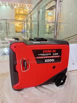Cigma Uk 6000i Silent Petrol Inverter Generator 5kva