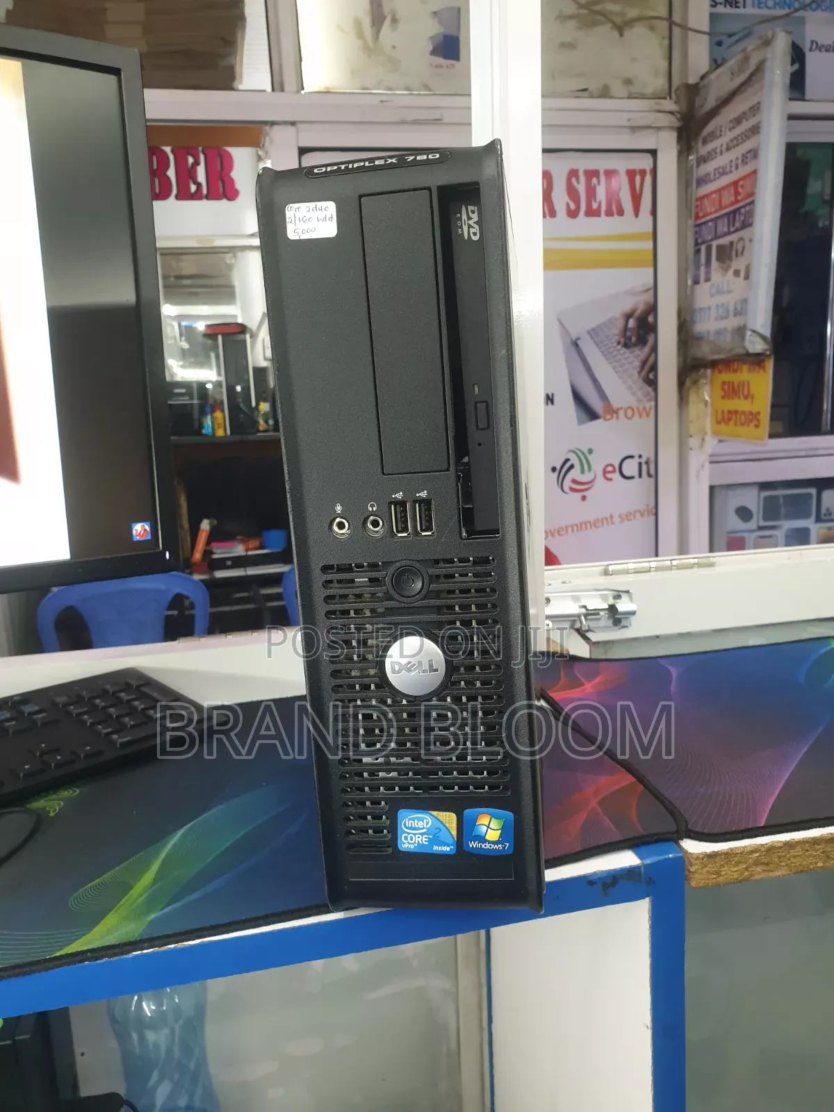 Desktop Computer Dell 2GB Intel Core 2 Duo HDD 160GB