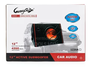Guangshida 12 Inch Active Car Subwoofer - 4200w Max Power 1220a.