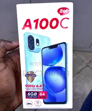 New Itel A100C 64 GB Black