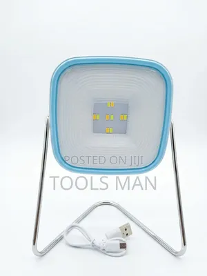 Portable Rechargeable Led Emergency Light With Metal Stand.