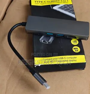 Type C to Hdmi ,Lan, Usb 3.0 Macbook Multiport Adapter