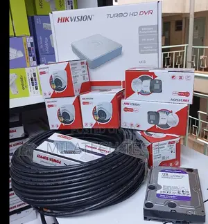 Complete Hikvision 8 Camera CCTV Package Ai Smart Hybrid