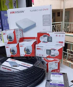 Hikvision Smart Hybrid CCTV Camera Kit With Ai Detection